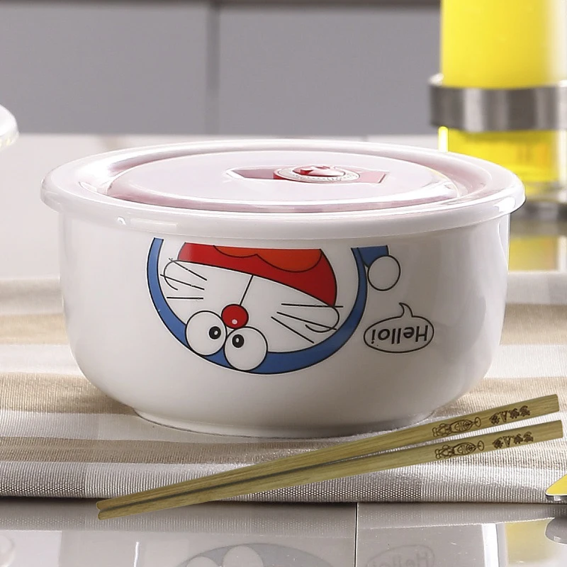 OUSSIRRO мультяшная керамическая японская коробка Hello Kitty Bento термоконтейнер для