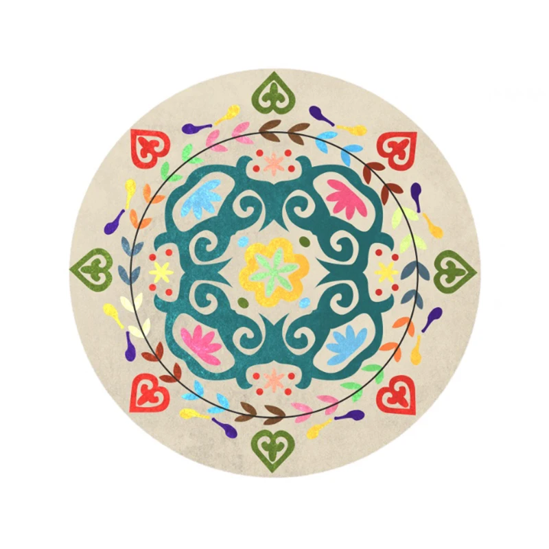 Главная Nordic национальный круглый области ковры богемный спальня гостиная стол диван прикроватный коврик татами компьютерное кресло ванная комна