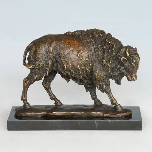 

ATLIE BRONZES animal sculpture Statues yak sculptures brass animals statue Home club Decor