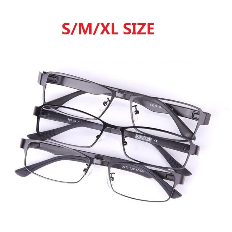 

Cubojue Oversized Eyeglasses Frame Men Glasses Man Prescription Spectacles Eyeglass Male Small Face Points for Optic Myopia Lens