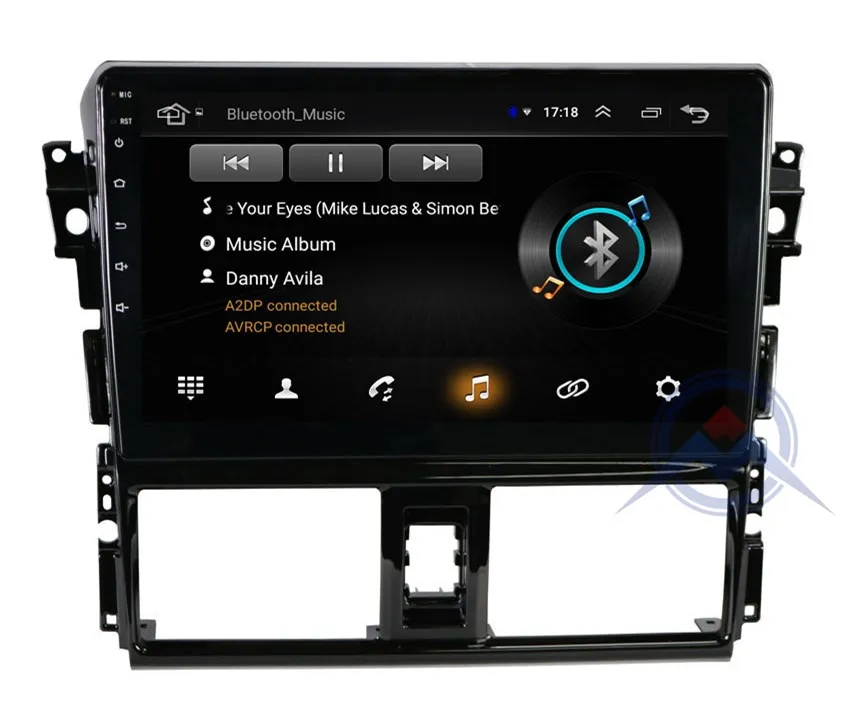 Discount ZOHANAVI Android 2.5D Car multimeida player for Toyota Vios Yaris 2013 2014 2015 2016 radio DVD GPS Navigation stereo 19