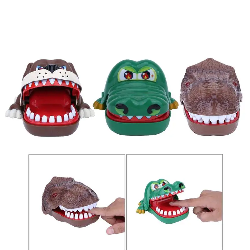 Large Bulldog Crocodile Dinosaur Mouth Dentist Bite Finger Game Funny Novelty Gag font b Toy b