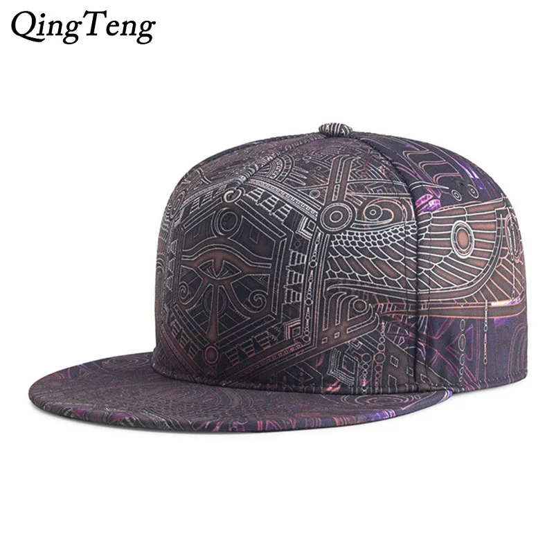 

Brand Punk Totem Men Women Baseball Cap Snapback Personality Printing Polyester Adjustable Hats Bone Spring Summer Art Caps