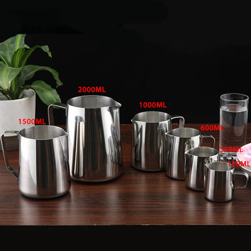 

Dropshipping Stainless Steel Milk Frothing Jug Espresso Coffee Pitcher Barista Craft Coffee Latte Milk Frothing Jug Kitche