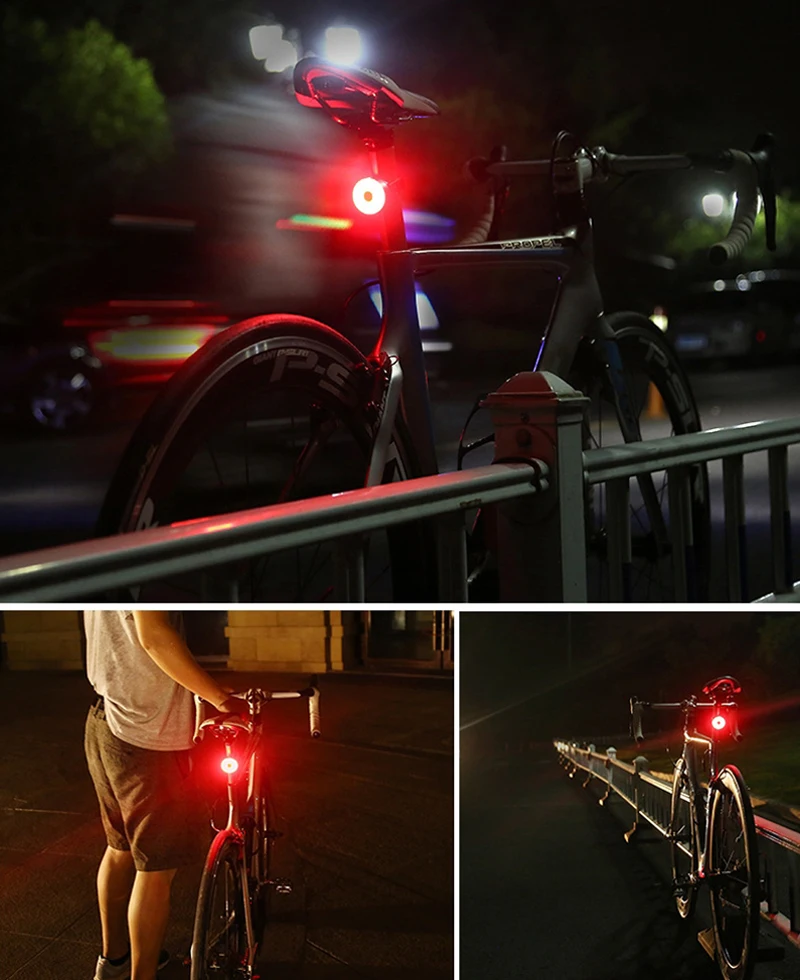 Дропшиппинг велосипед задний светильник USB Перезаряжаемый с 5 светильник ing режимов-высокая интенсивность светодиодный светильник велосипедный фонарь безопасности подходит для шлемов
