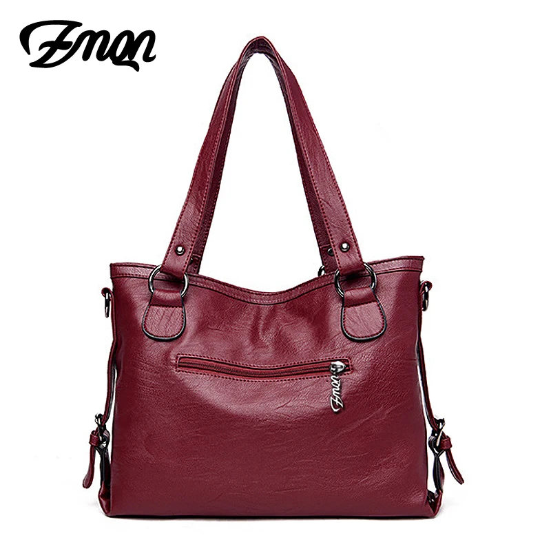 Kopen ZMQN Luxe Handtassen Vrouwen Tassen Designer Zachte Lederen Elegante Mode Beroemde Merk Crossbody Tassen Voor Vrouwen Grote Capaciteit Kabelka