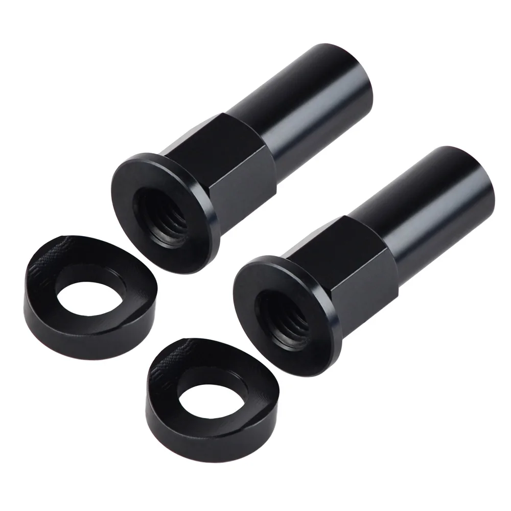 Комплект для мотокросса Rim Lock Nut Spacer для KTM Honda Yamaha Suzuki Kawasaki CR YZ KX RM CRF YZF KXF RMZ KLX GSXR CBR мотоцикл - Цвет: Black