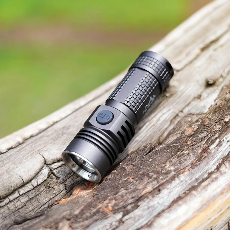 ON THE ROAD Mini Type-C Flashlight, USB-C charge small LED Torch 1020lm EDC Light with Strobe, Compact M3 Pro (Without Battery)