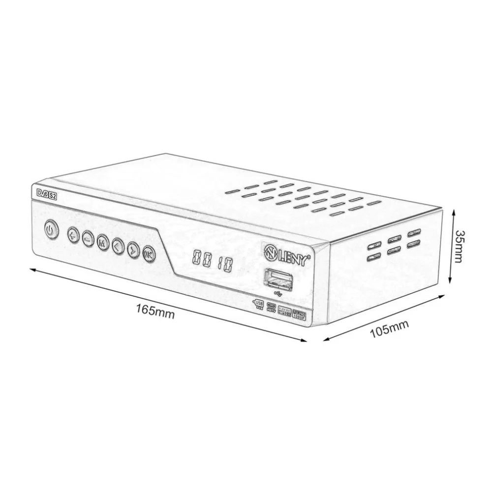 Приемник FULL Digital Sat HDTV HDMI SCART USB 1080p DVB S2 легко найти 3G Wfg|ТВ-приемник для автомобилей|