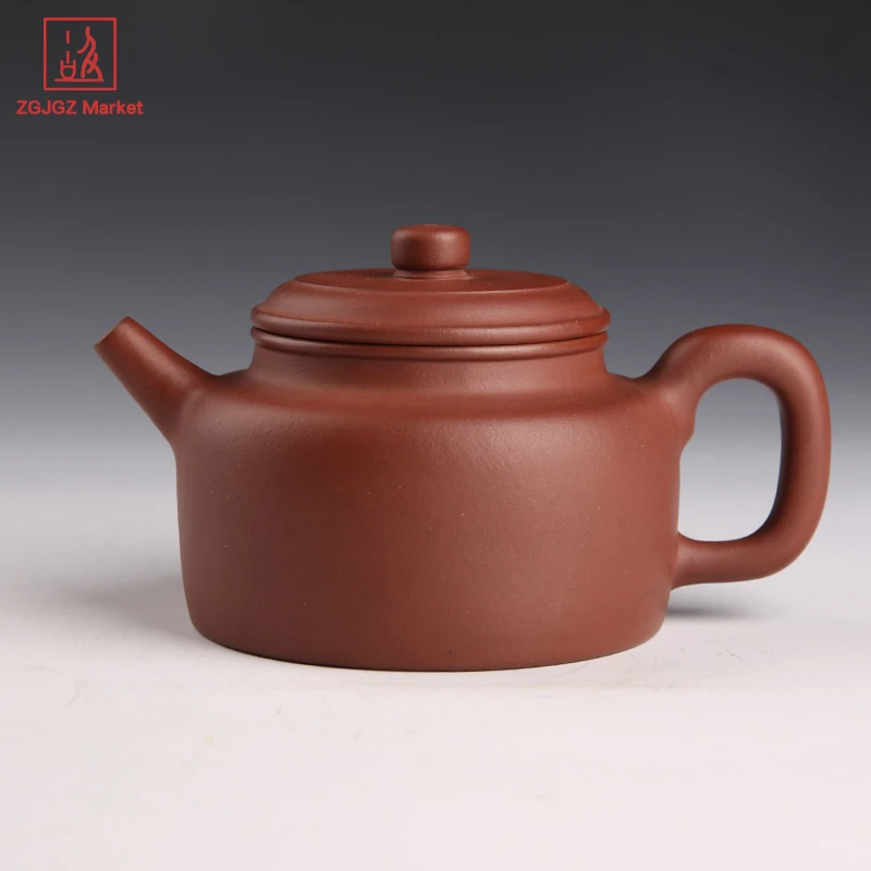 

Yixing Teapot Handmade Dezhong DaHongPao Clay Tea Kettle 300ml Healthy Drinking Teaware High Quality