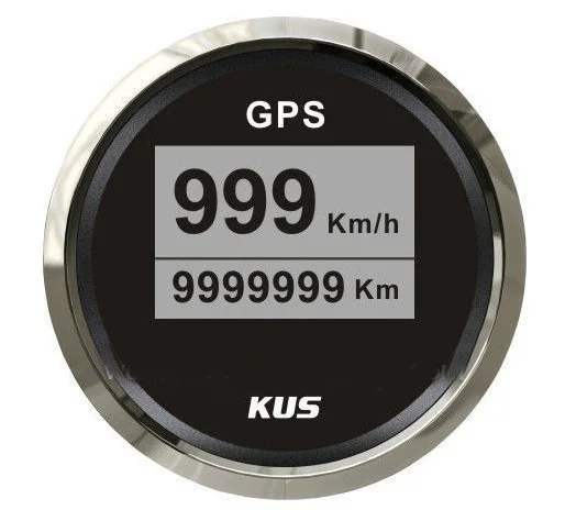 KUS 52 мм gps велометр, kus спидометр, цифровой gps Спидометр | CCSB-BS для автомобиля грузовика трактора(км/ч, mph