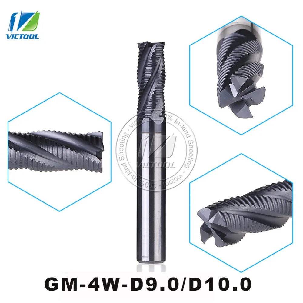 

Solid Carbide 4 Flute Flattened End mills Corrugated Edges Tungsten carbide High Speed End mill Milling Bit Cutters Tools