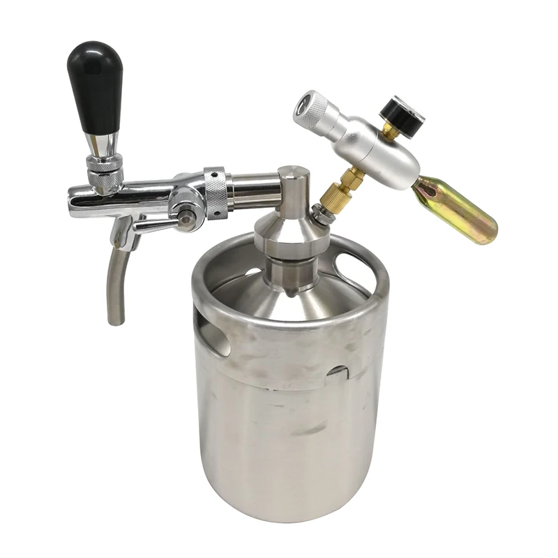 

Homebrew Beer Mini Keg Tap Dispenser With Flow Control Faucet With Adjustable Beer Tap for Mini Craft Beer Keg Homebrew Beer
