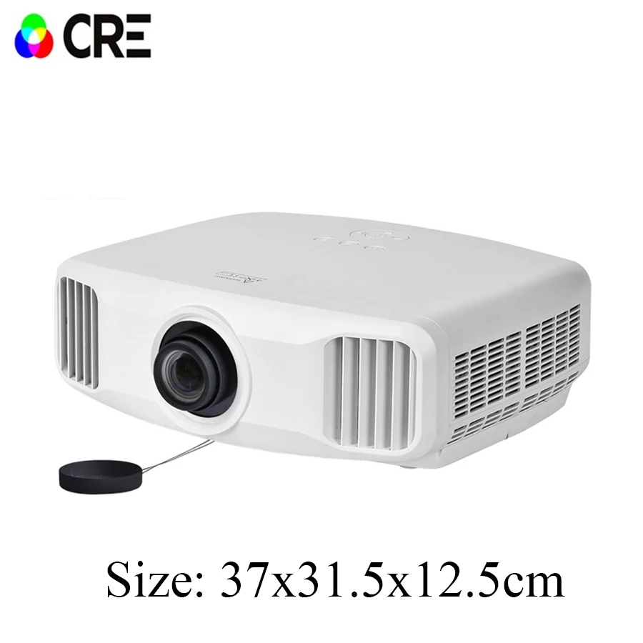 CRE X8000 3lcd led настоящий 3D профессиональный проектор для домашнего кинотеатра Native 2K
