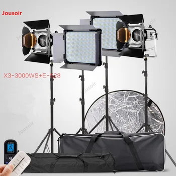 

E528+3000W Movie Spotlight Micro Movie Video Interview Studio Photography Lighting Set CD50 T07