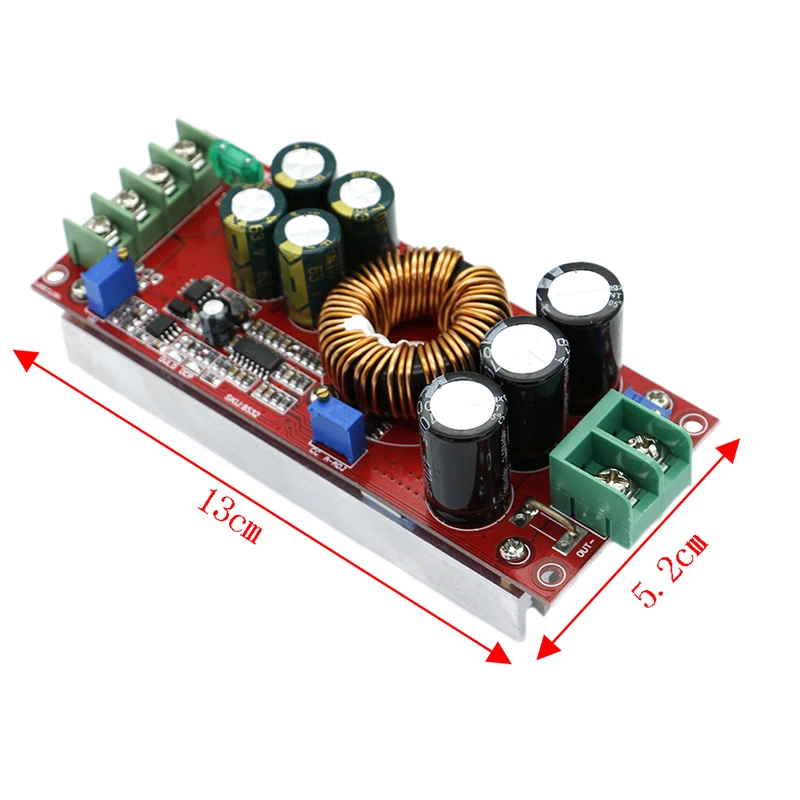 8-60V To 12-83V DC-DC Converter 20A 1200W Step Up Step Down Buck Boost Module