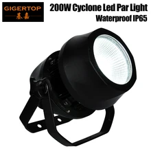 TIPTOP 200 Вт 3200 к теплый белый/6500 холодный белый/CW WW 2IN1 водостойкий Циклон светодиодный Par свет Tyanshine COB ЖК-дисплей DMX в/из цепи