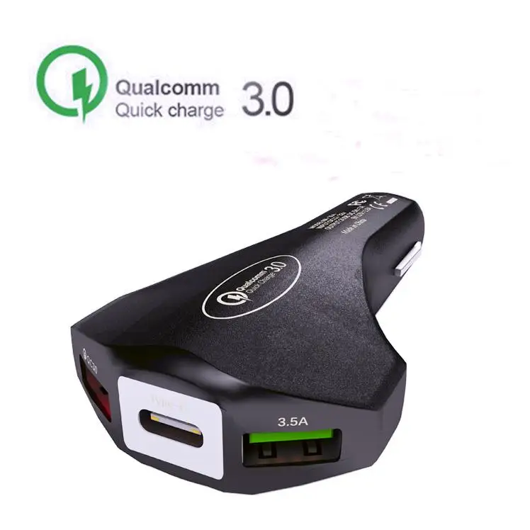 

Quick Charger 3.0 Car Charger Adapter 7A QC3.0 Turbo Fast Charging 3 USB Car Mobile Phone Charger for iPhone Samsung Xiaomi