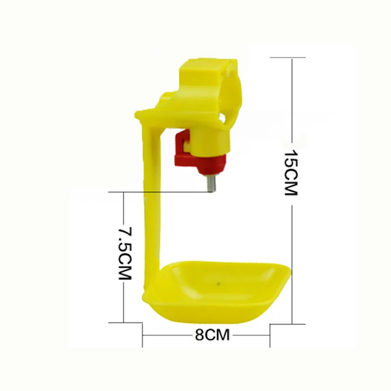 10 шт. курица питьевой фонтан Висячие чашки мяч ниппель поилки курица перепела 25 мм трубы автоматический сосок поилка