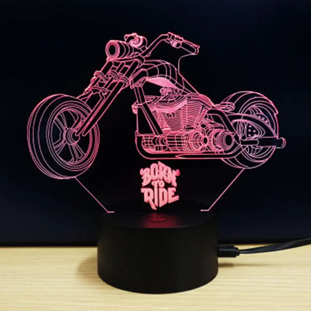 

USB Charging Touch Switch Table Desk Light 3D Acrylic LED Night Light Lamp Acrylic Atmosphere Light for Home Office