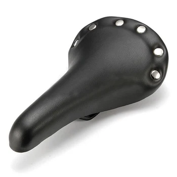 

Black Cool Vintage Retro Riveted Road Fixie Bike Saddle Bicycle Seat Fixed Gear