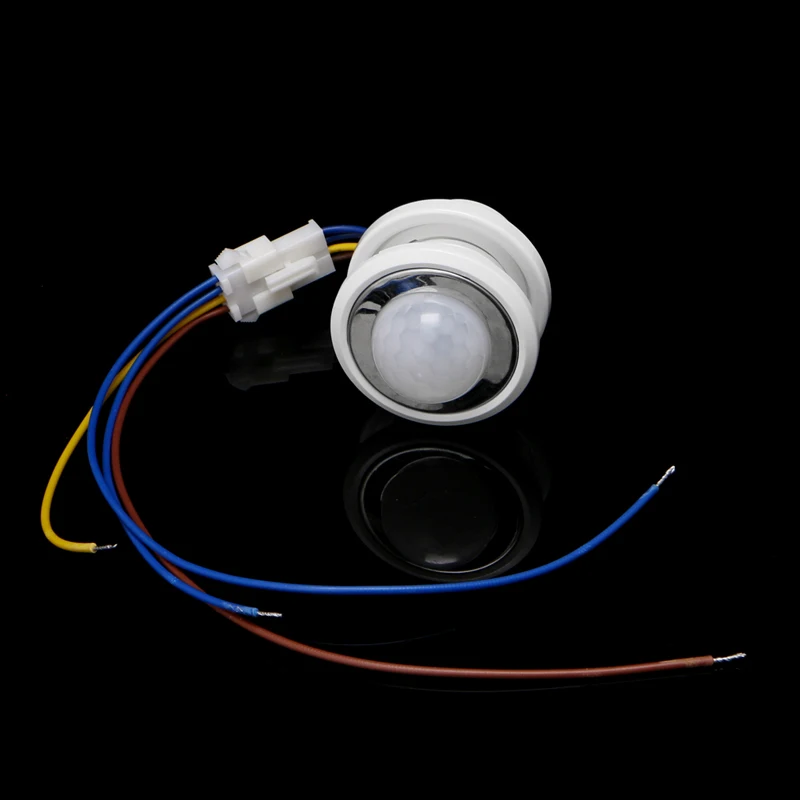 

40mm LED PIR Detector Infrared Motion Sensor Switch with Time Delay Adjustable