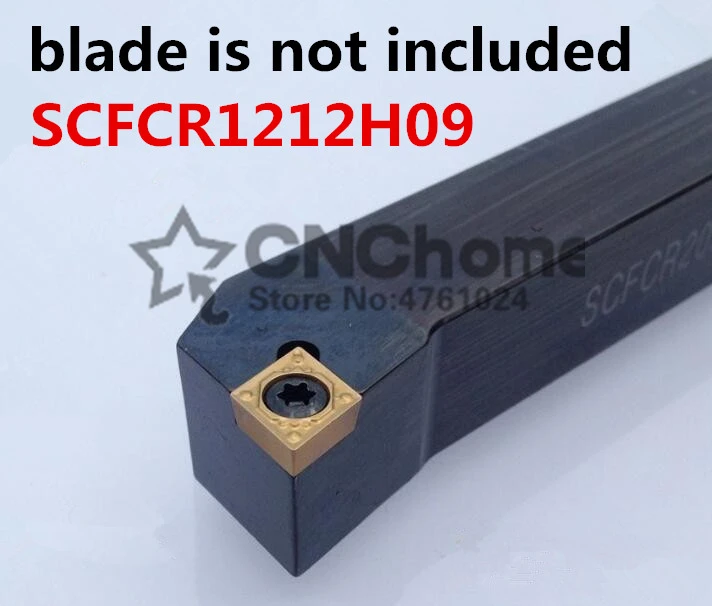 

12mm SCFCR1212H09 CNC Turning Arbor Lathe Cutter Bar Hole Processing Clamped Steel Toolholders External Boring Tool