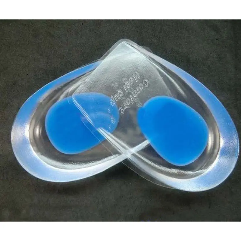 Aumento da Altura Almofada do pé Nova Chegada Hálux Valgo Pedicure Soletta Massagear Silicone Palmilha Metade Almofada Sapato Elevador 10 Par Gel 4 Altura Metade Almofada Do Pé Almofada Sapato Elevador