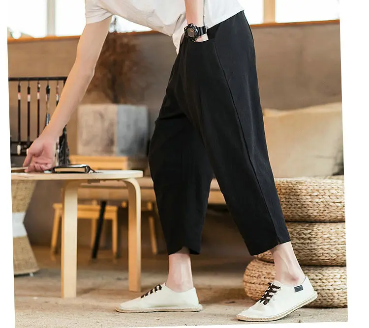 2019 Novos Homens de Moda Harem Pants