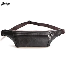 Поясная Сумка из натуральной кожи, поясная маленькая сумка для путешествий, сумка для телефона, поясная сумка, мужской ремень для денег, мужская повседневная сумка через плечо, поясные сумки