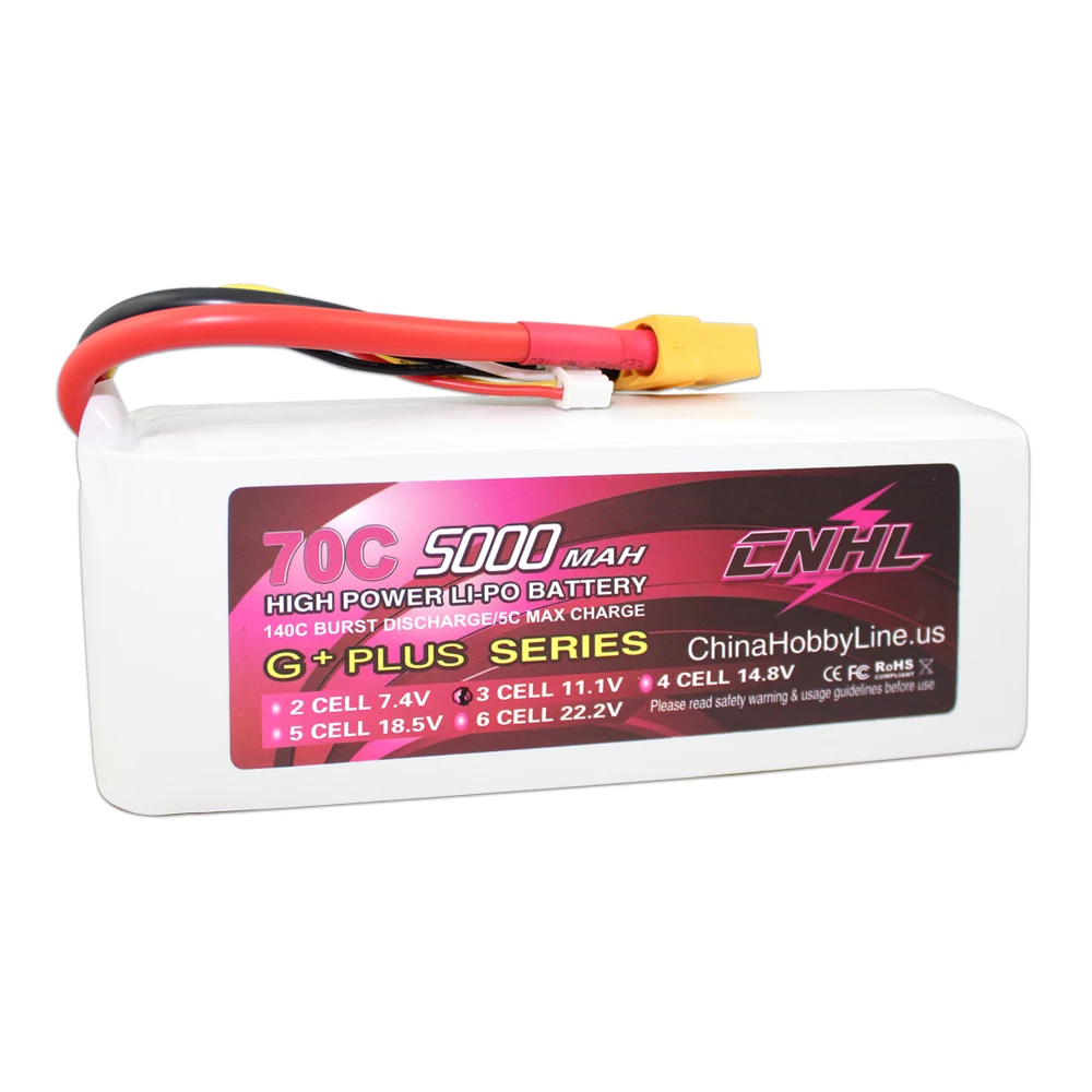CNHL G PLUS LI PO 5000mAh 11 1V 70C Max 140C 3S Lipo Battery Pack for