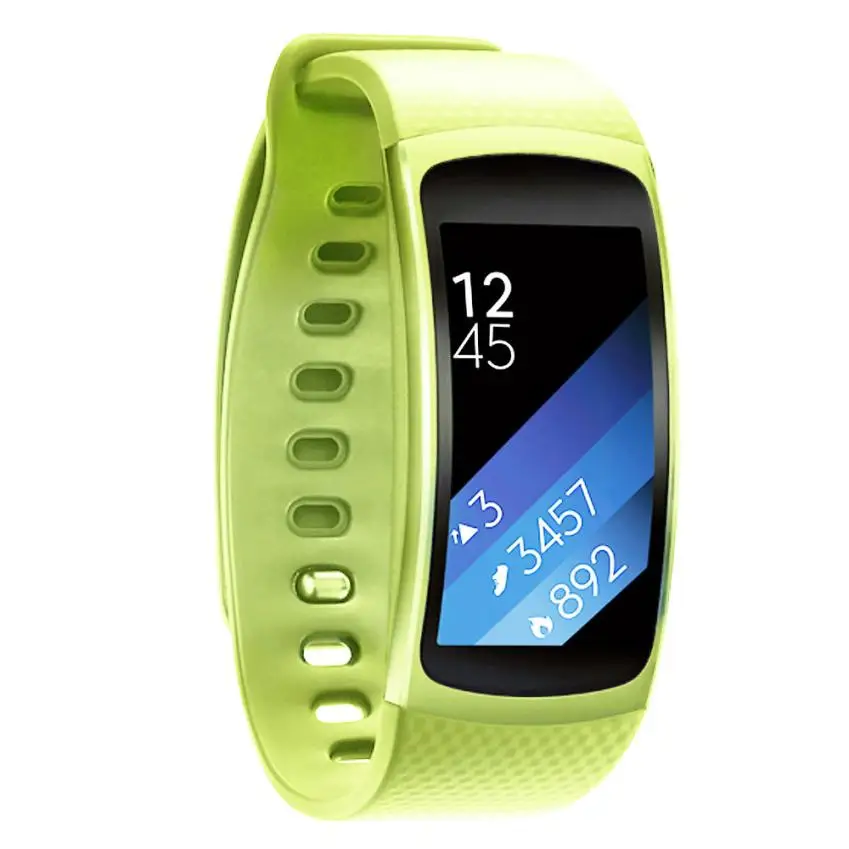 Ремешок для samsung Galaxy gear Fit2, SM-R360, браслет, цветной браслет, спортивный, сменный, умный ремешок для часов, силиконовые часы, новинка