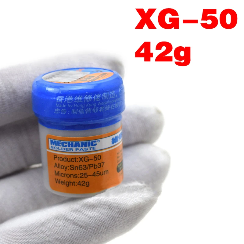 Паяльная паста Flux XG-80 XG-50 XG-40 XG-30 оловянный припой Sn63/Pb67 для TS100 паяльник плате SMD ремонт сварки инструмент