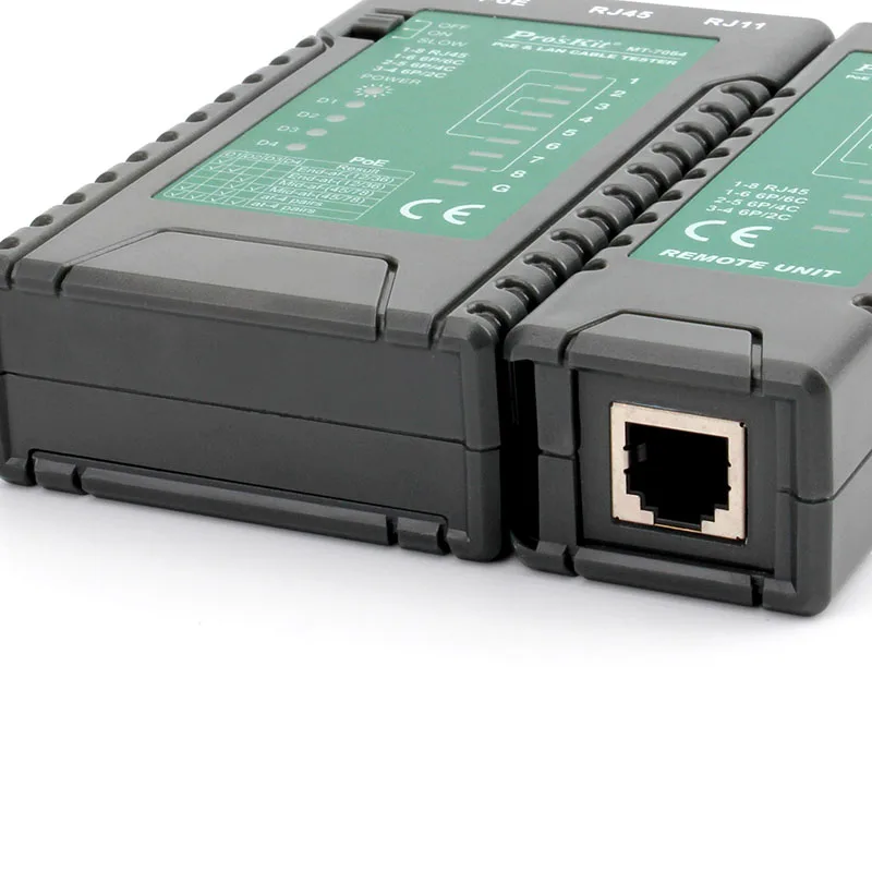 Тестер сетевой линии po'skit Многофункциональный тестер кабелей PoE и LAN для