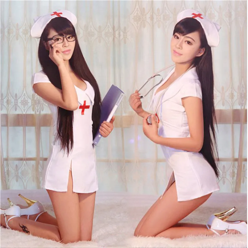 

New Style Sexy Lingerie nurse Costumes Cosplay Nurse Uniform Lingerie Fancy Dress Set stripper clothes Outfit S M L XL