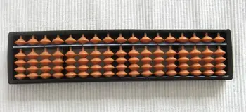 

26.8cm x 1.5cm ABS Non-toxic Materials Plastic Abacus Arithmetic Soroban 17 Digits Kids Maths Calculating Tool