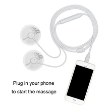 Portable Mini Massager Smartphone Direct Charge Electric Massage Muscles Stimulator Vibration Pad SN-Hot