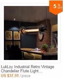Настенный светильник LukLoy, E27 ретро промышленный винтажный регулируемый настенный светильник, металлический винтажный светильник, светильники для украшения дома и офиса