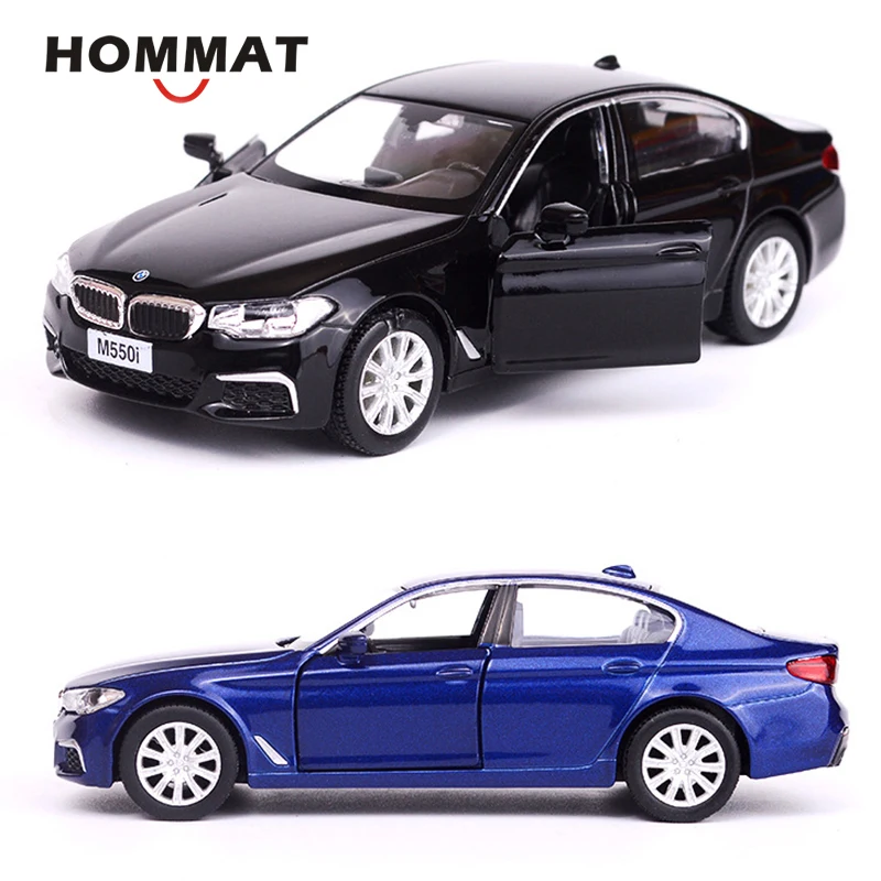 HOMMAT Simulation 1:36 M550i Sedan Car Model Alloy Diecast Toy Vehicle Model Car Collection Gift Toys For Children Pull Back