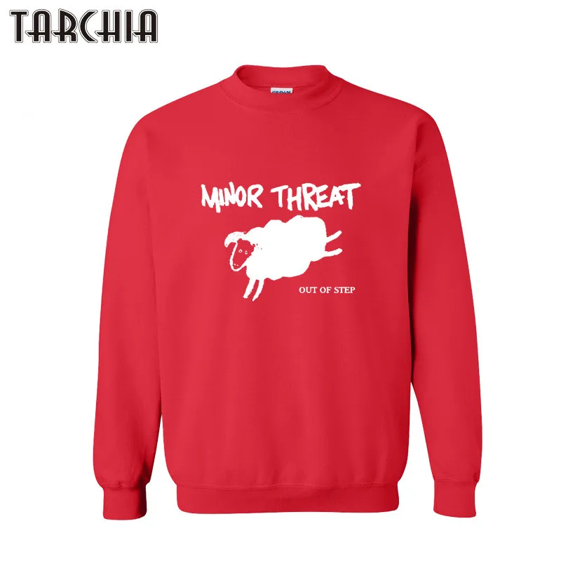 

TARCHIA Brand Hoodies Men Skateboard Streetwear Hip hop Sweatshirts Outwear Tracksuit MINOR THRE Printed 2018 New Fashion Hoodie