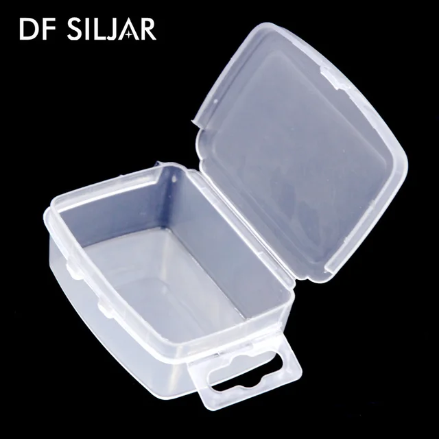 Clear Small Plastic Jewelry Box Storage Hardware Packaging Beads