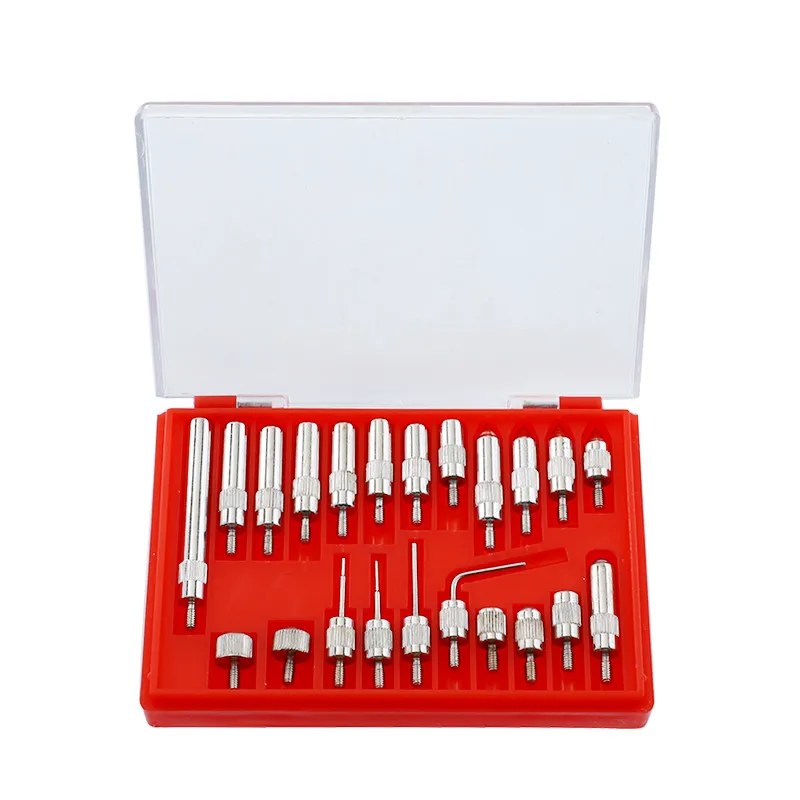 Goede Meetklok 0 10mm Lug Terug Test Gauge en 22 pcs Aambeeld Punt Set Draad 2.5mm