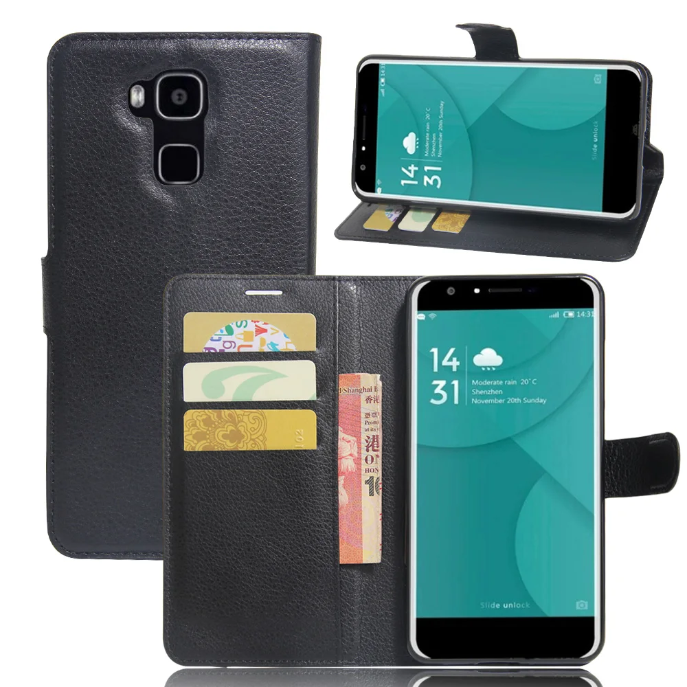 

Book Style PU Leather Case Cover for DOOGEE Y6 Flip Wallet Phone Bags Cases with Stand for DOOGEE Y6
