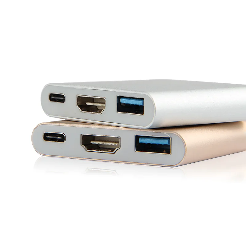 USB C концентратор HDMI адаптер концентратор USB Type C к Hdmi 4K USB 3,0 порт с USB-C питания для Macbook 12 дюймов Pro для Dell XPS 13