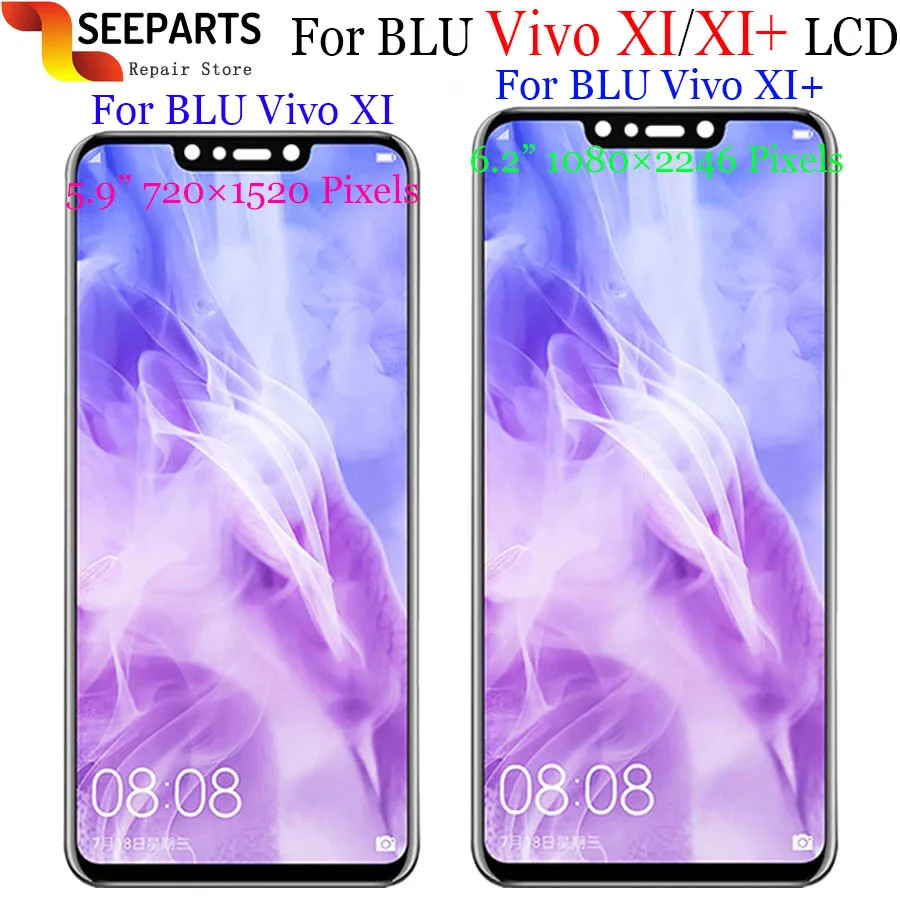 

original For BLU Vivo XI Plus LCD V0310WW V0311WW XIPlus Display Touch Screen Digitizer for Blu Vivo Xi+ lcd for Blu vivo xl lcd