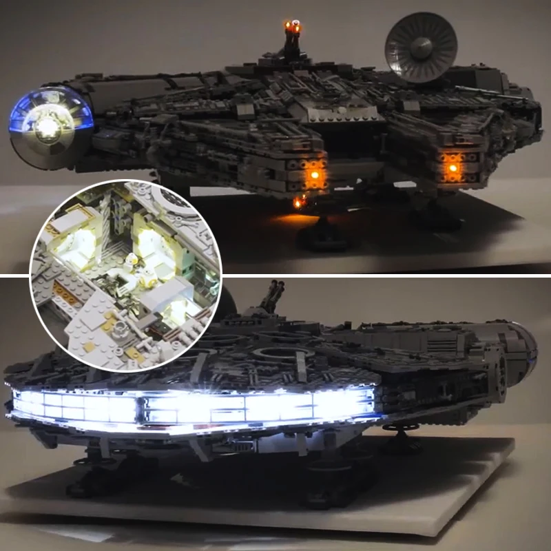 

Led light kit for lego 75192 Compatible 05132 Star War Falcon Millennium Building Blocks Model Toys (not include blocks set)