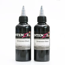 2 шт./компл. мощный чернила для бровей черный 3 унции татуировки чернила professional Перманентный макияж Пигмент 100 мл/бутылка