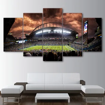 

HD printed 5 piece canvas art seattle paintings wall pictures for living room modern Drop shipping