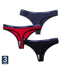 Sexy G-String Cotton Women Briefs Panties T Back Underwear Seamless Thong Bikini Low Rise Waist Transparent Lady 3pcs Lot Pantie