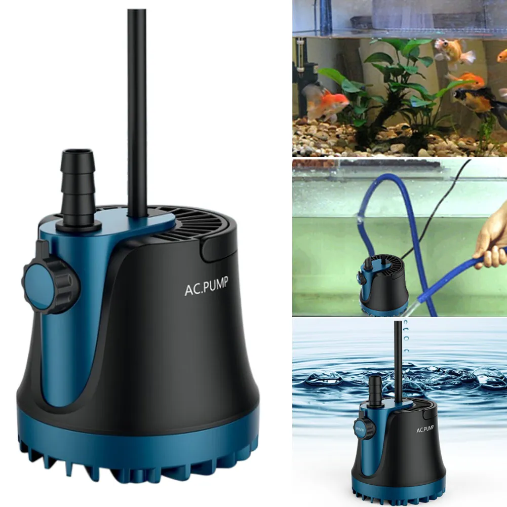 Водяной насос для аквариума 25/35/60 W 1800/2500/3000L/ч крайне низкий уровень шума для Аквариум Фонтан Filtro сточных вод Аква circolante BDF99